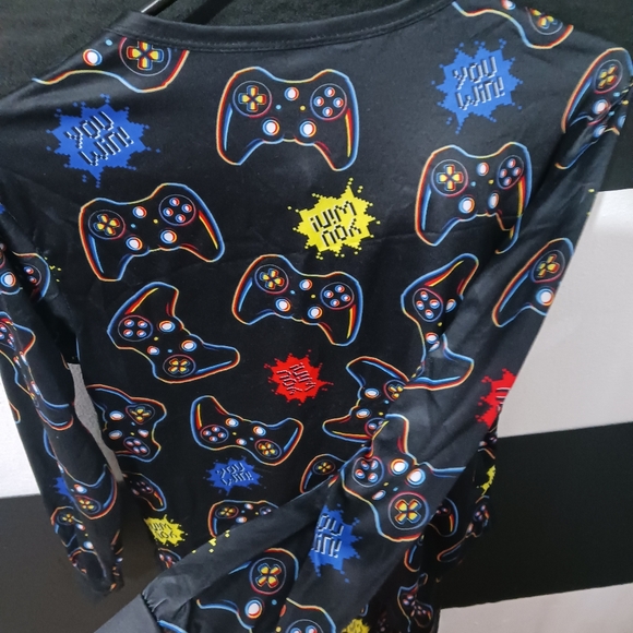 Boy Gamer Level Black Colorful pajama set - Picture 10 of 15